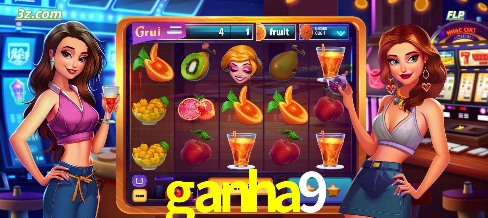ganha9 cassino online com caça-níqueis de frutas e coquetéis coloridos