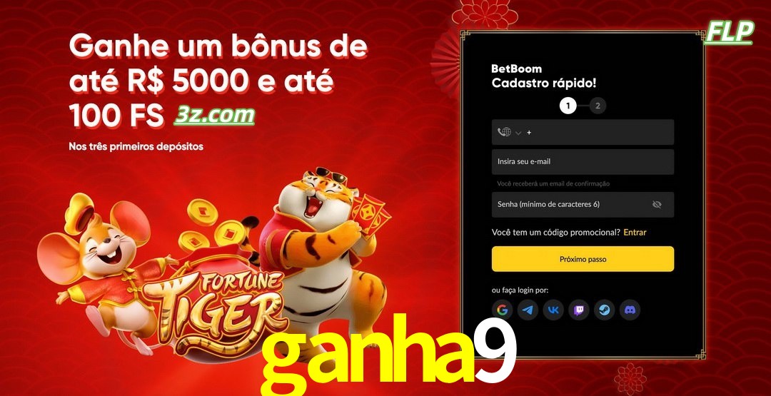 ganha9 cassino Brasil bônus de boas-vindas até R$5000 e 100 free spins